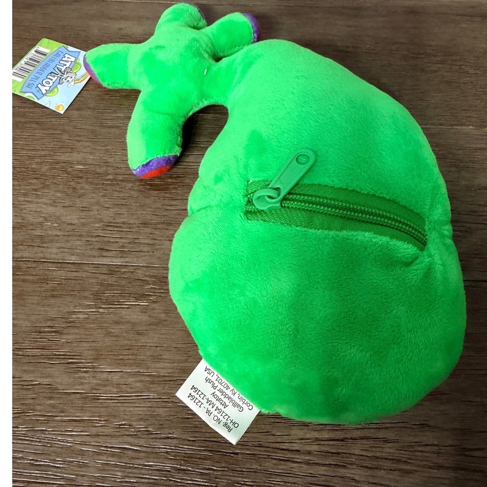 Attatoy Gallbladder Plush, Body Organ‎ Stuffed Toy Complete with Gallstones NWT - Picture 2 of 6